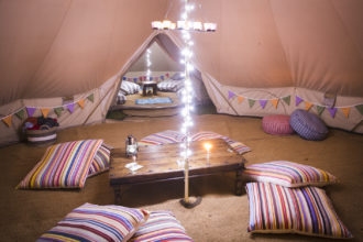 7m chill out bell tent