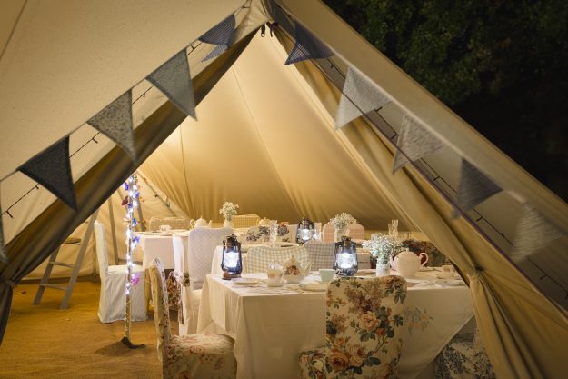 Wedding Glamping Lighting