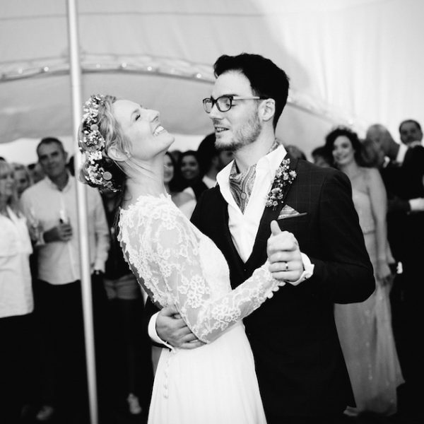 Amy and George Dancing. Wedding Inspiration. Bell tent hire, Chichester, West Sussex