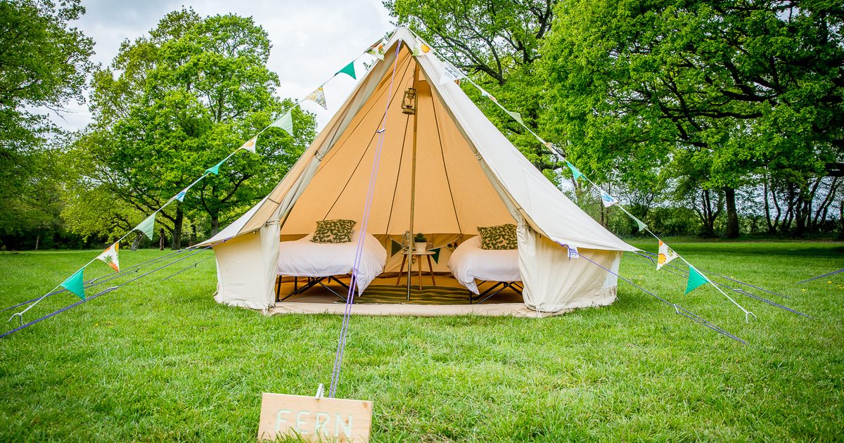 Tentario-110 4m village gust bell tent for glamping and weddings in Surrey